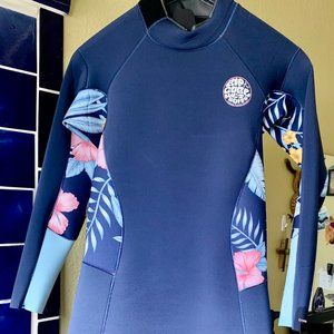 Rip Curl Women's Long-Sleeve Shorty Wetsuit - Dawn Patrol - Size 14W - X-Lg